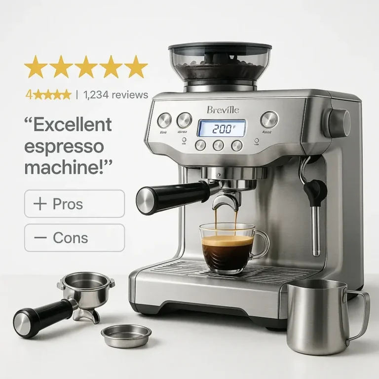 تجربه خریداران Breville Barista Pro BES878