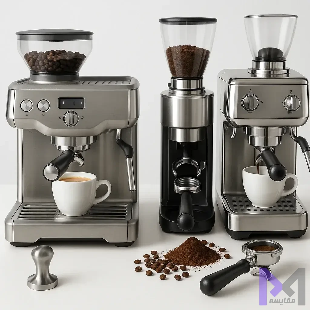 آسیاب داخلی در مقایسه با آسیاب جداگانه مقایسه آسیاب داخلی اسپرسوساز با آسیاب جداگانه از نظر کیفیت و عملکرد