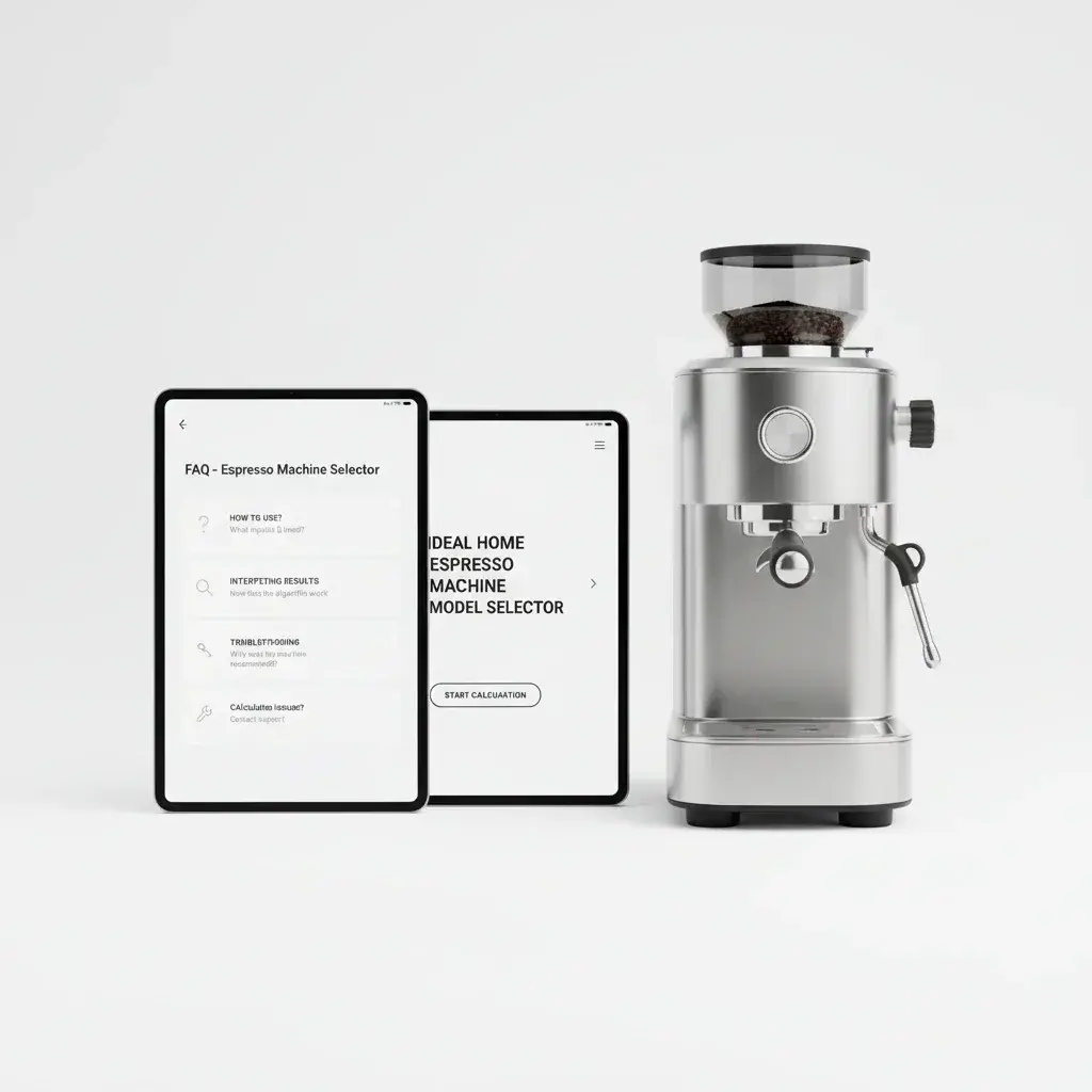 صفحه سوالات متداول محاسبه‌گر با نمایش پرسش‌های رایج کاربران درباره نحوه استفاده و تفسیر نتایج