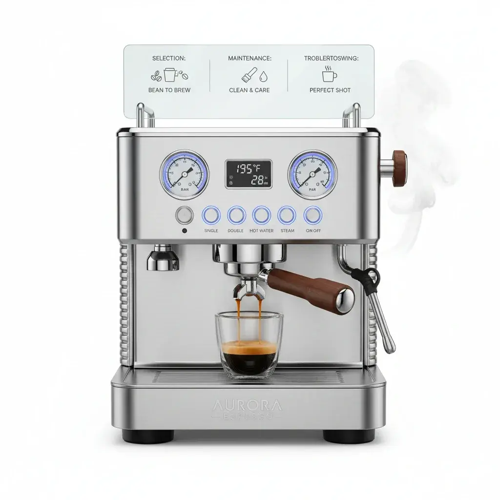 راهنمای سوالات متداول اسپرسوساز خانگی سوالات متداول بهترین اسپرسوساز خانگی