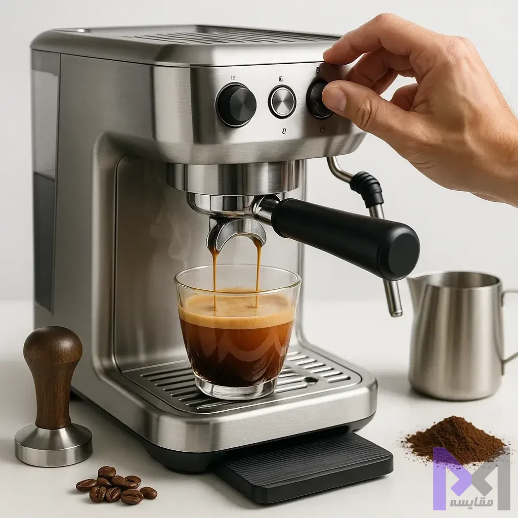 استخراج اسپرسوی حرفهای در خانه تکنیکهای پیشرفته استخراج اسپرسوی حرفهای در خانه: راز باریستاها با نمایش فرآیند کامل عصارهگیری